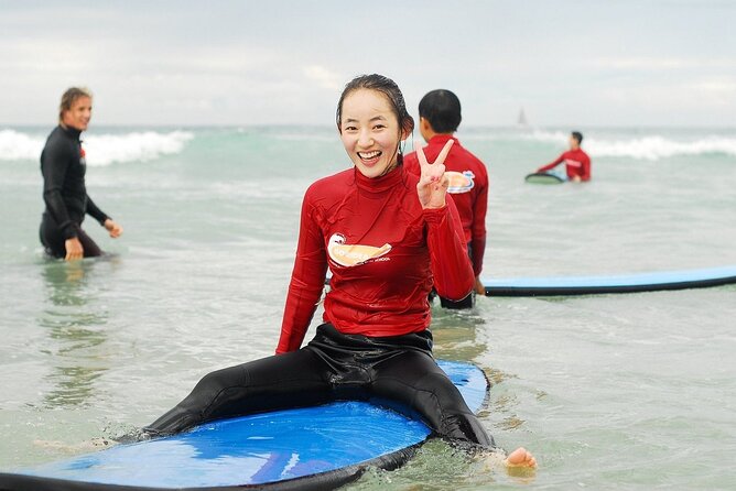 Learn to Surf at Surfers Paradise on the Gold Coast - Waist-deep water and your first attempts