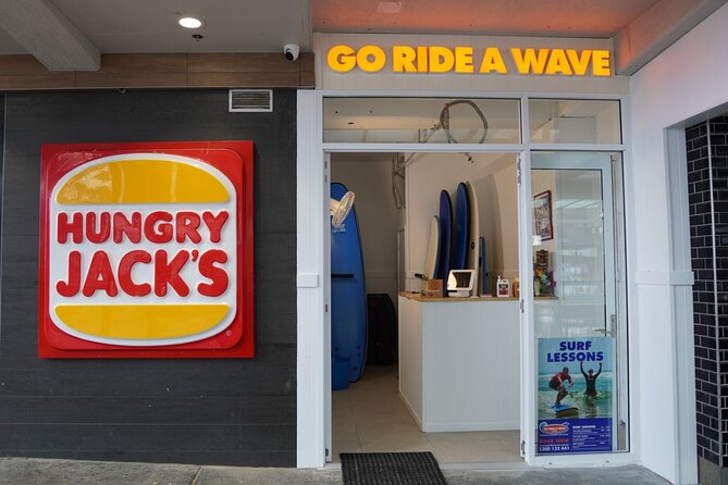 Learn to Surf at Surfers Paradise on the Gold Coast - The sand lesson: learning the pop-up