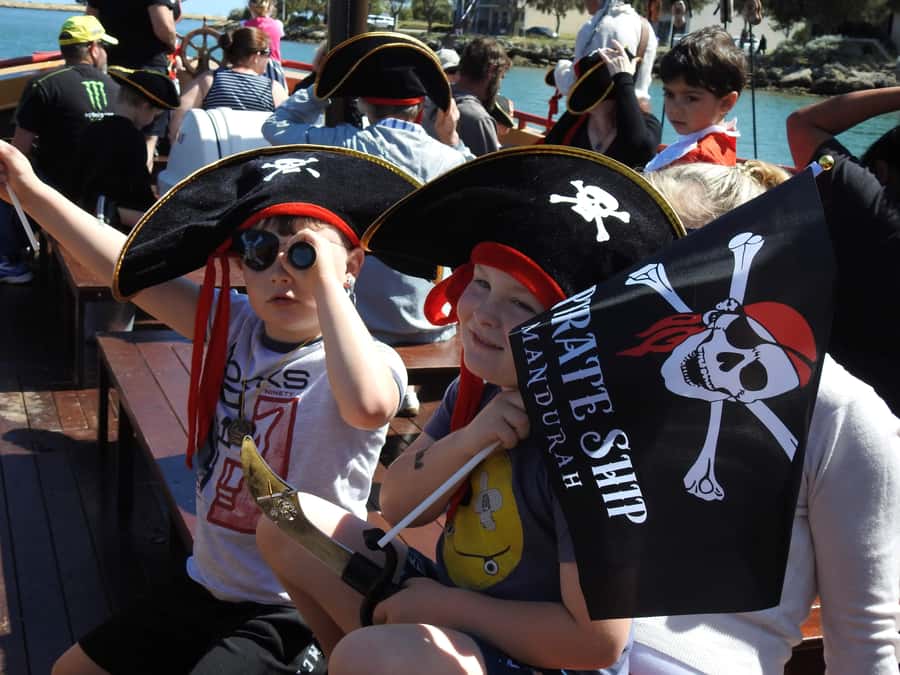 Mandurah Pirate Cruise - Setting sail from Mandurah’s eastern foreshore