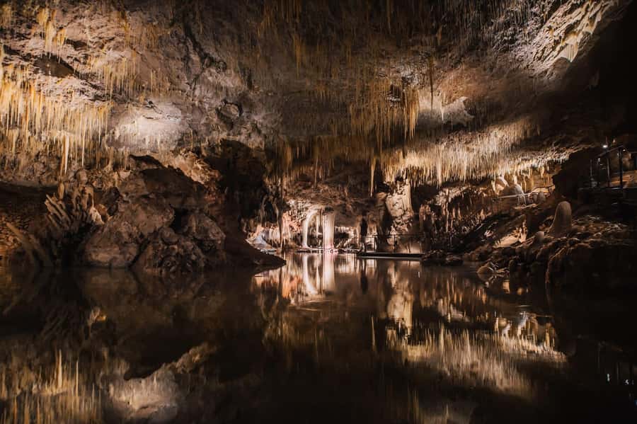 Margaret River: Lake Cave Fully-Guided Tour - Entering Lake Cave after the staircase