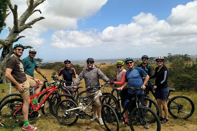 McLaren Vale Wine Tour by Bike - Rolling down Willunga Hill toward McLaren Vale