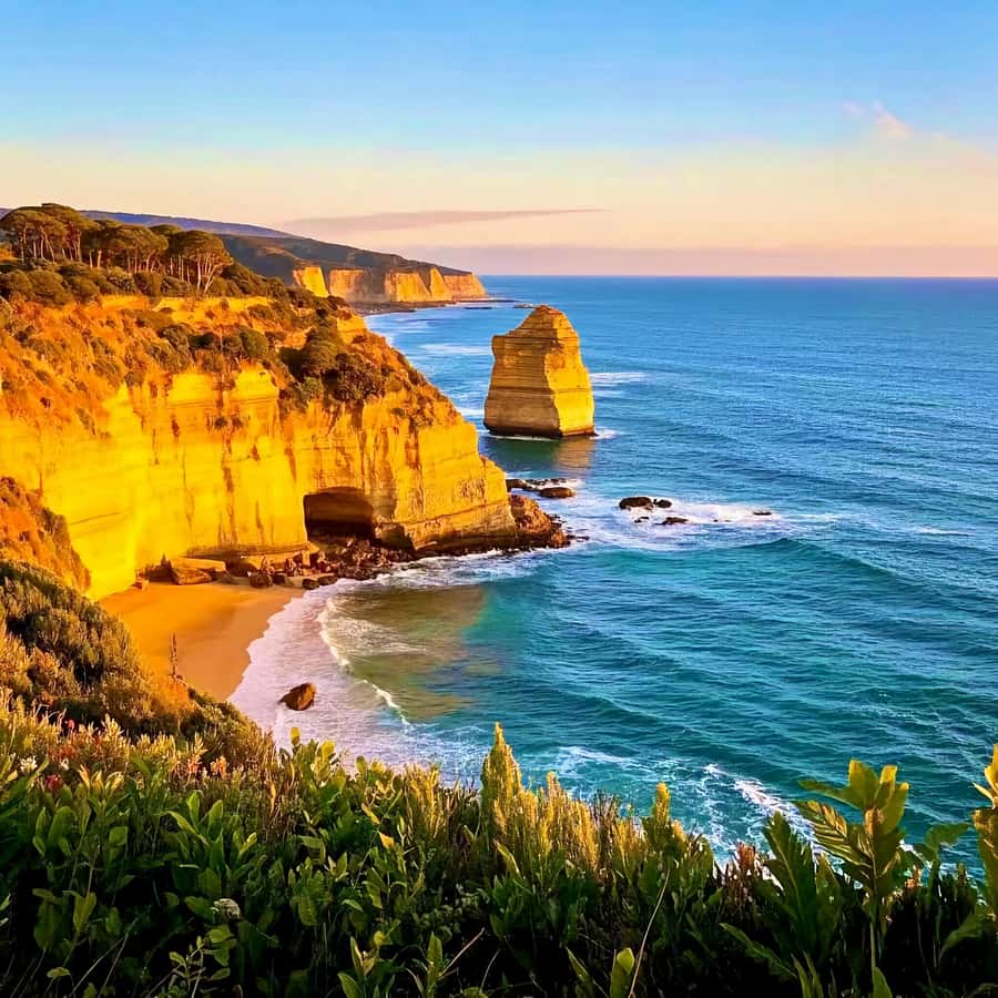 Melbourne Great Ocean Rd Reverse Tour London Bridge Wildlife - London Bridge starts the sightseeing
