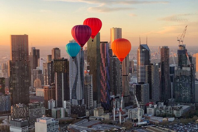Melbourne Sunrise Hot Air Balloon Ride with GoPro Photos - Why Melbourne works so well from a balloon