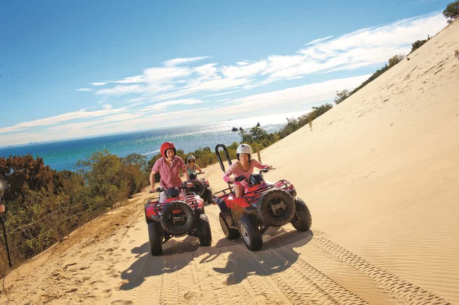 Moreton Island: Tangalooma ATV Quad Bike & Dolphin Feeding - Free time lets you choose your own version of Moreton Island