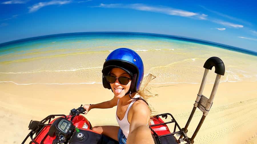 Moreton Island: Tangalooma Day Trip with ATV Quad Bike Tour - Tangalooma gives you a comfortable island base