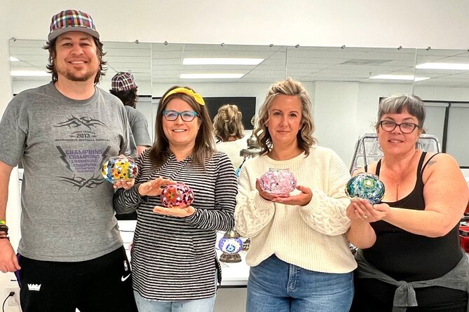 Mosaic Art Classes Sydney: Turkish Lamp Workshop - Finishing the piece at home