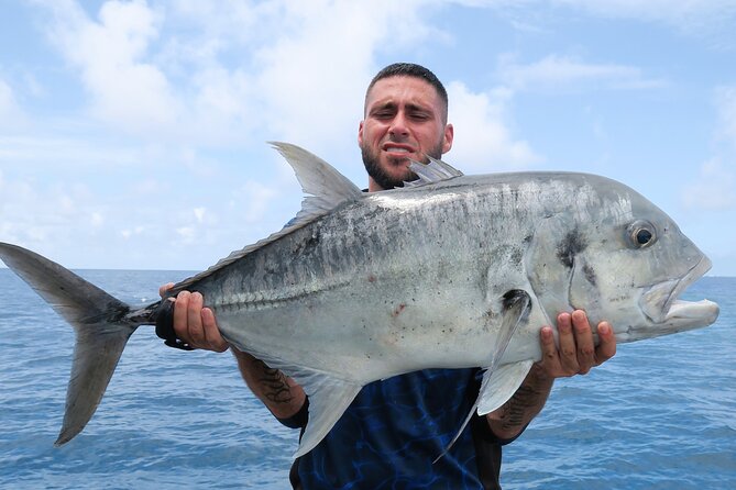 Out n About Sportfishing for Share and Private Charters on Reef and Estuary - A small-boat start from Port Douglas