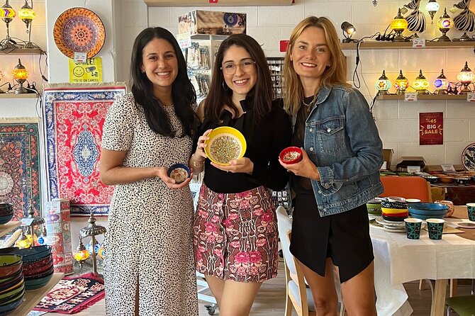 Paint and Sip Classes Sydney: Ceramic Plates & Bowls - Beginner-friendly help without pressure