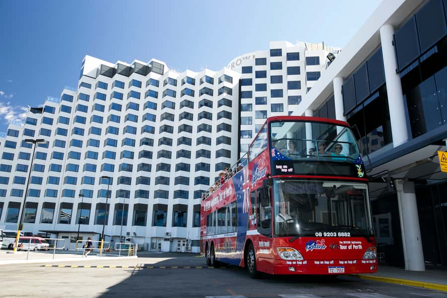 Perth: Hop-on Hop-off Sightseeing Bus Ticket - Elizabeth Quay, the Swan River, and the Bell Tower