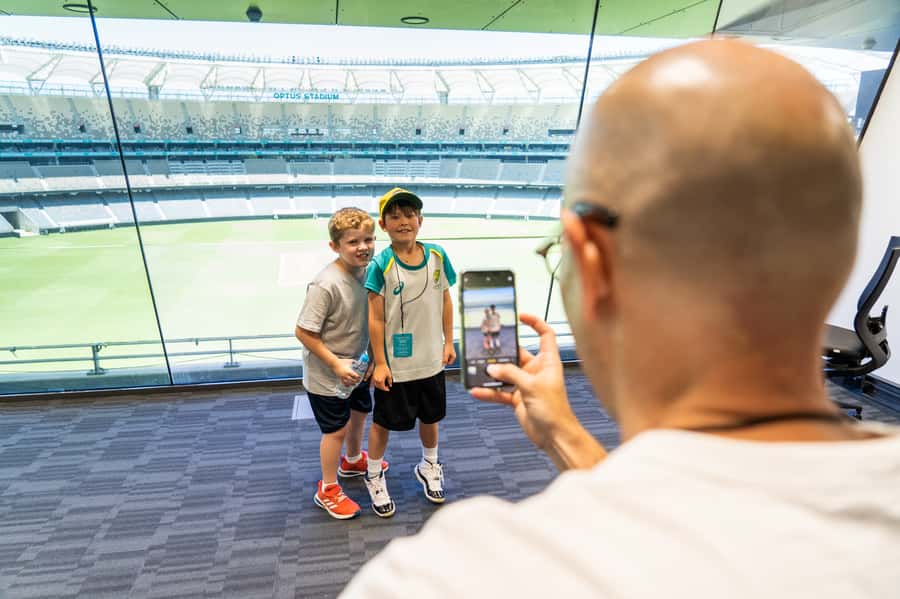 Perth: Optus Stadium Guided Tour - The Sky View Lounge and the Perth panorama