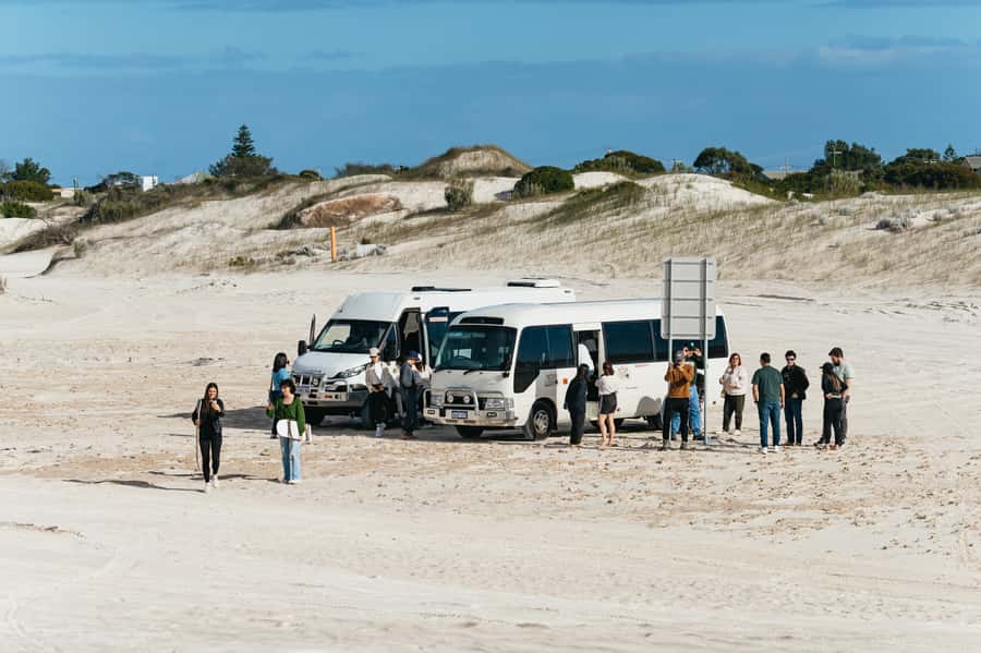 Pinnacles Desert: Sunset BBQ & Stargazing Tour +Sandboarding - Sandboarding the Lancelin dunes