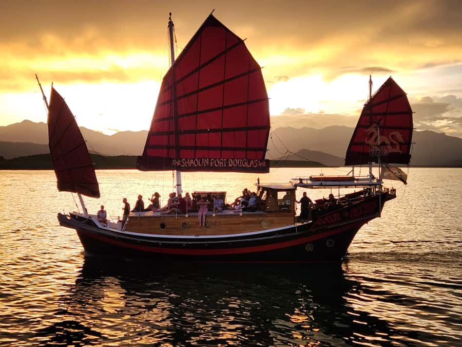 Port Douglas: Sunset Cruise on a Chinese Shaolin Junk Ship - Port Douglas from the water