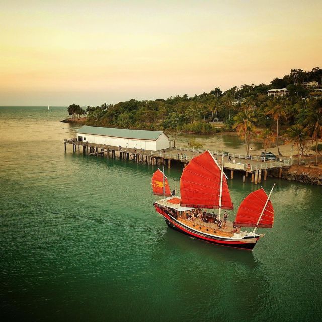 Port Douglas: Sunset Cruise on a Chinese Shaolin Junk Ship - Sailing toward the Coral Sea