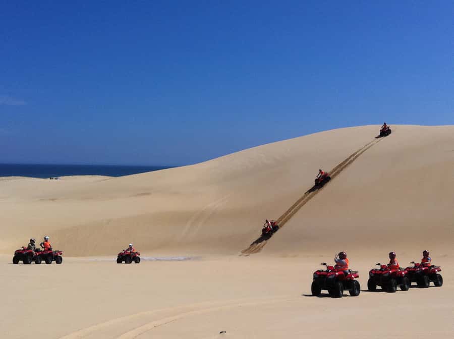 Port Stephens: Worimi Sand Dune Quad Bike Adventure - From Williamtown to the Worimi dunes