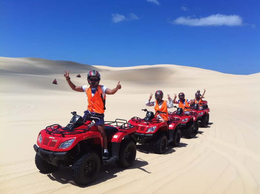 Port Stephens: Worimi Sand Dune Quad Bike Adventure - Tackling 12 to 30 metre sand dunes