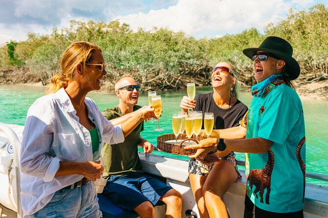 SCENIC AND PREHISTORIC CRUISE - Sparkling Wine & Gourmet Platters - The Tutti Frutti landing vessel