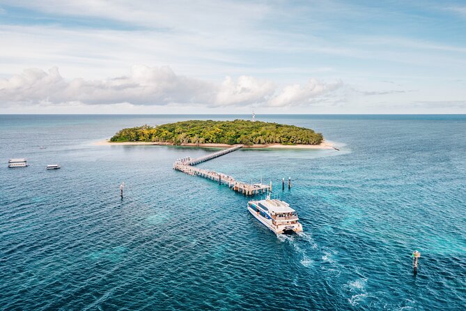 Snorkelling and Glass Bottom Boat at Green Island from Cairns - The glass bottom boat helps you see the reef without swimming