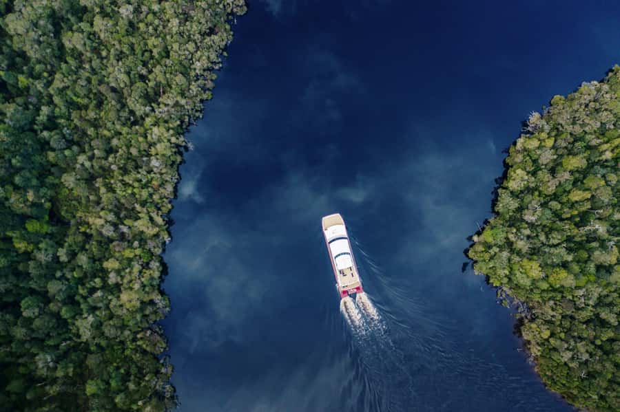 Strahan: World Heritage Cruise on Gordon River with Lunch - Sarah Island makes the past feel close