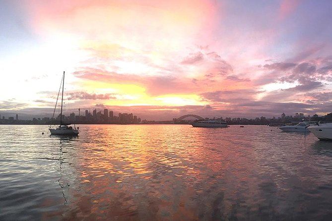 Sunset and Sparkle Sydney Harbour Cruise - Sunset turns into city lights