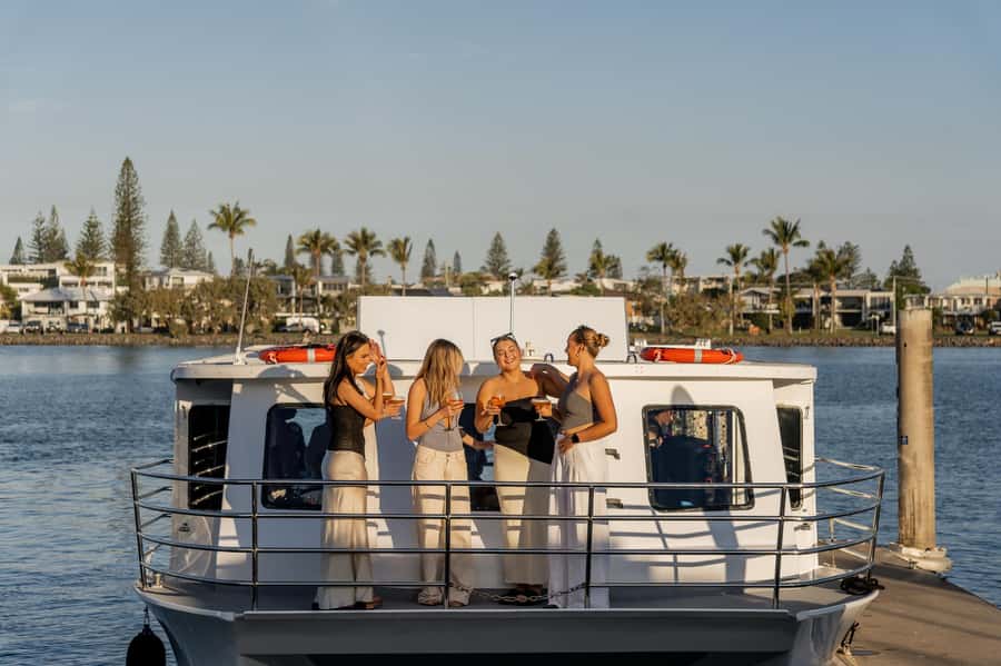 Sunshine Coast: Mooloolaba River Sunset Cruise - Meeting the crew at The Wharf Mooloolaba