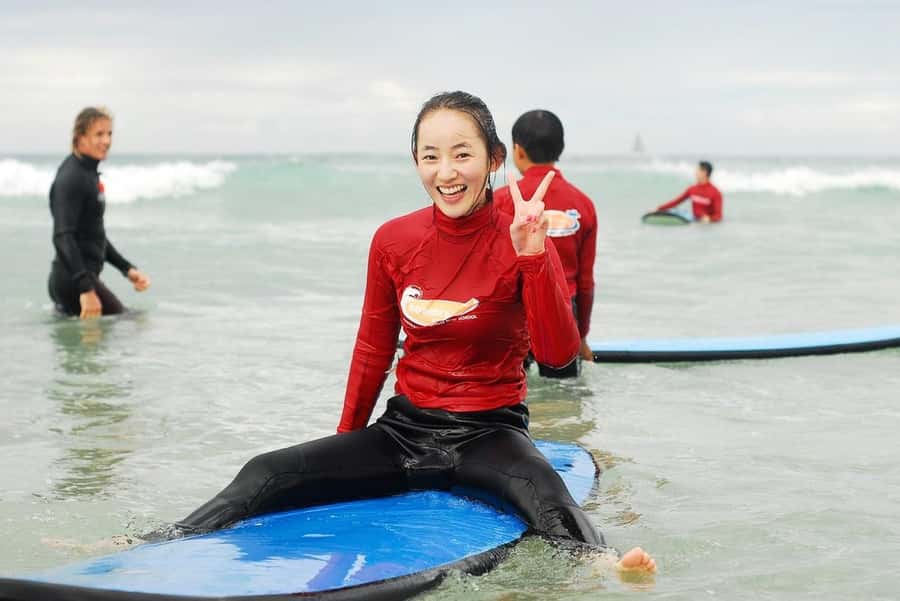 Surfers Paradise: 2 Hour Surf Experience on the Gold Coast - Standing up on the first lesson