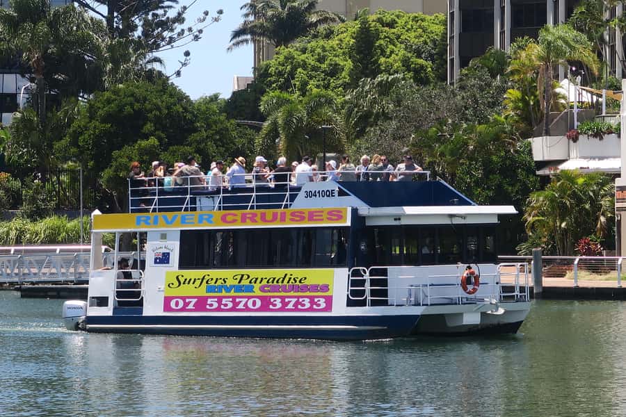 Surfers Paradise: Gold Coast Afternoon River Cruise - Surfers Paradise canals: waterfront wealth at a slow pace
