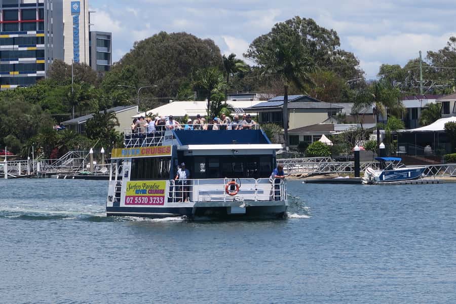 Surfers Paradise: Sightseeing Morning River and Canal Cruise - Boarding and settling in aboard