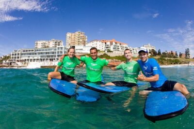 Surfing Lessons on Sydney’s Bondi Beach