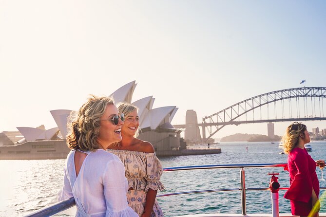 Sydney Cocktail Harbour Bar Cruise with Charcuterie Board - Upper decks, lounge seating, and live music