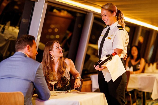 Sydney Gourmet Gold Penfolds Dinner Cruise from Darling Harbour - The first drink, canapes, and the departure
