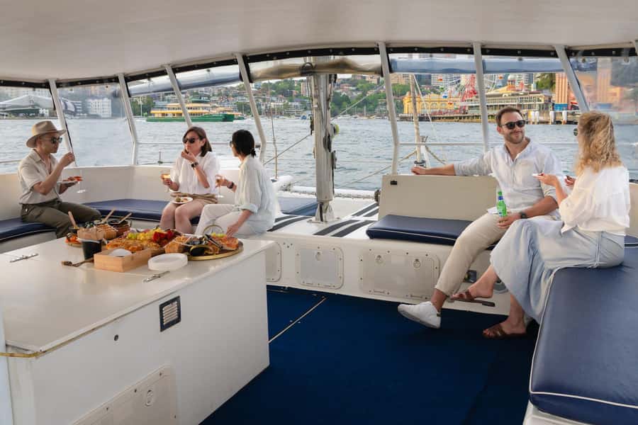 Sydney Harbour: Sunset Catamaran Cruise - Snacks, soft drinks, and the BYO advantage