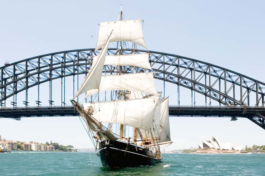 Sydney Harbour: Tall Ship Afternoon Cruise - Setting sail from Campbell’s Cove Jetty