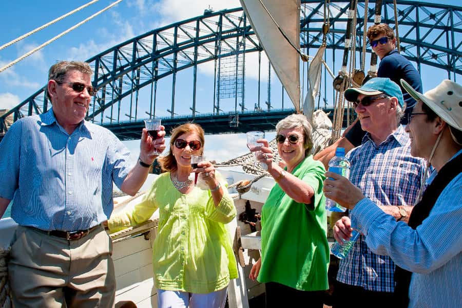 Sydney Harbour: Tall Ship Afternoon Cruise - The first harbor views and a chance to lend a hand
