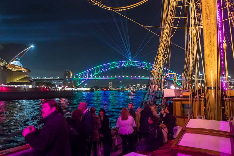 Sydney Harbour: Tall Ship Vivid Dinner Cruise - Weather, Warmth, and the Optional Mast Climb