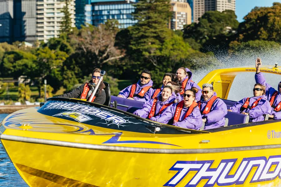 Sydney Harbour: Thunder Thrill Jet Boat Ride - The opening minutes ease you into the speed