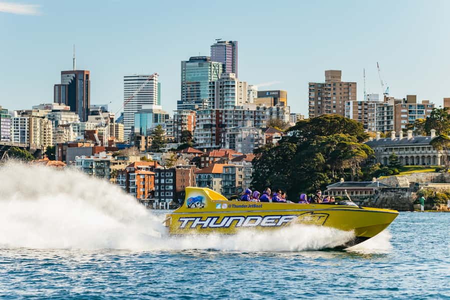 Sydney Harbour: Thunder Thrill Jet Boat Ride - Circular Quay puts you beside Sydney’s best sights
