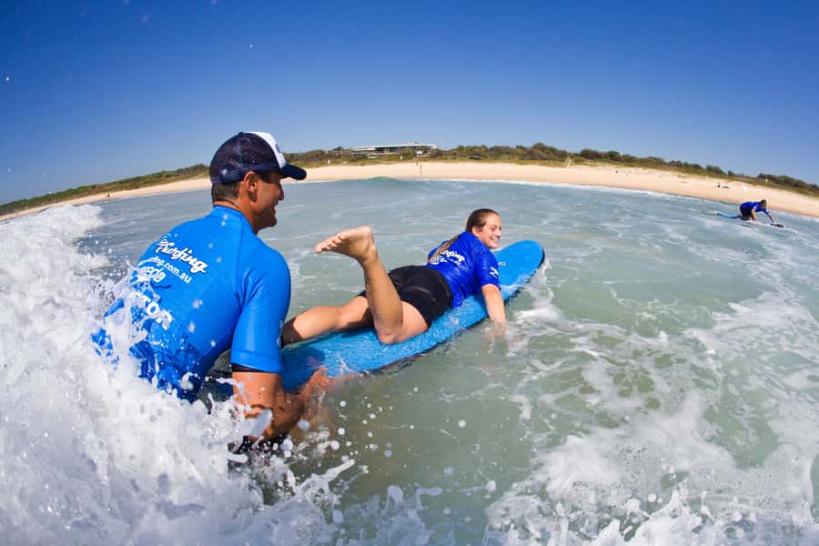 Sydney: Maroubra Surf Lesson - The first part of the lesson: safety and surf basics