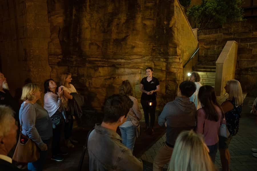 Sydney: True Crime Tour - Walking through The Rocks after the official history