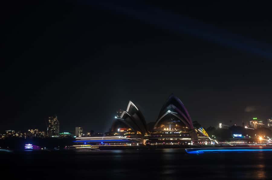Sydney: Vivid Festival of Light Harbor Cruise with Dinner - How the value compares with a land-based Vivid evening