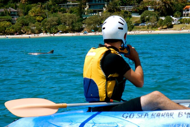 The Byron Bay Sea Kayak Tour - Paddling through the Byron Bay surf