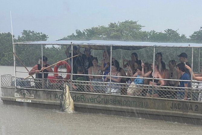 The Croc Bus to the Famous Jumping Crocodile Cruise - The one-hour Adelaide River crocodile cruise
