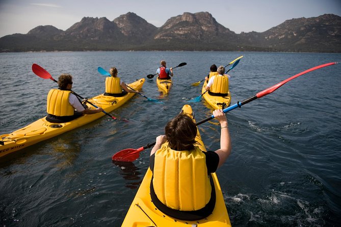 The Freycinet Paddle - Paddling beneath the Hazards