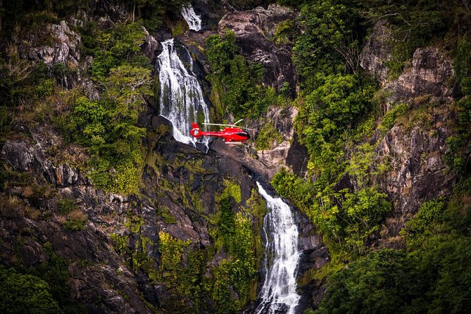 Ultimate Great Barrier Reef and Rainforest 45-minute Helicopter Tour - Barron Gorge and Barron Falls from above