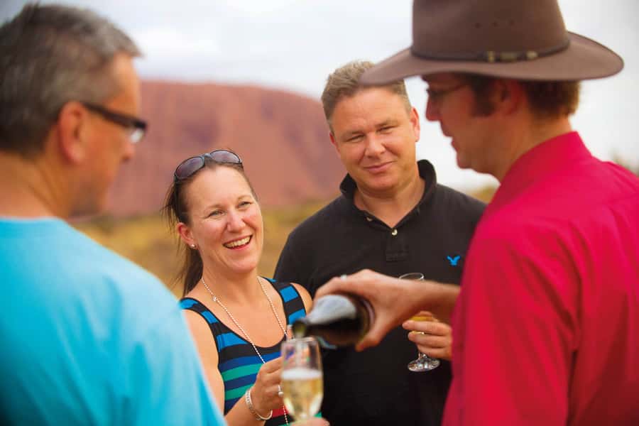 Uluru 1.5-Hour Sunset Tour with Sparkling Wine & Cheeseboard - The Sunset Viewing Area and Its Famous Colors