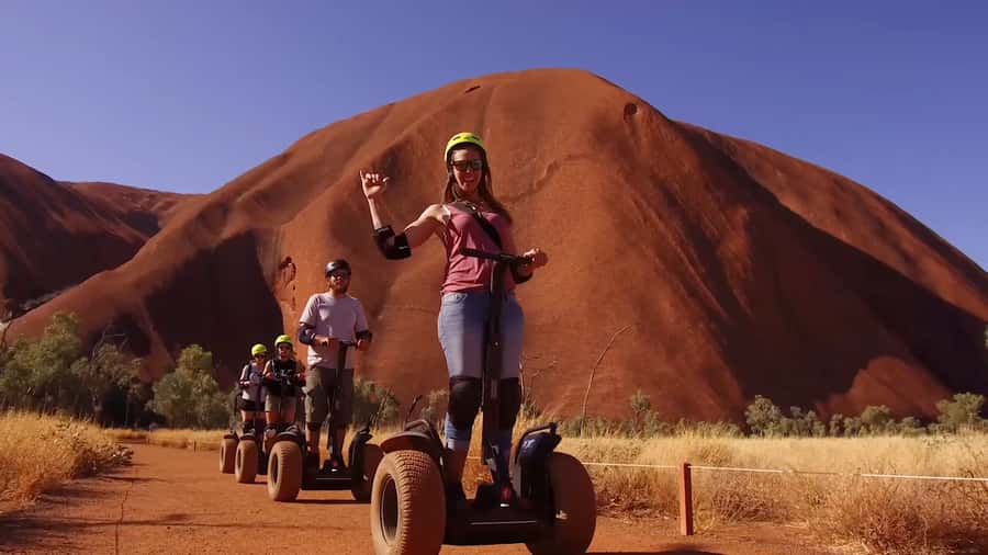 Uluru Base Segway Tour at Sunrise - Sunrise at Uluru before the Segway ride