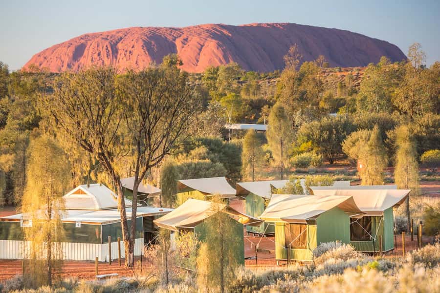 Uluru Kata Tjuta & Kings Canyon 3-Day 2-Night Camping Tour - Swag camping under a huge sky