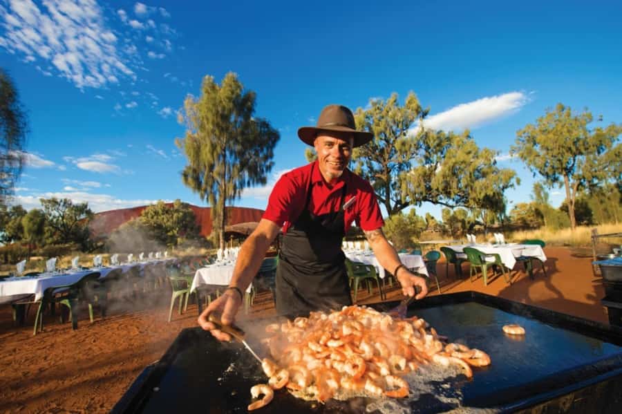Uluru: Sunset, Sparkling Wine, Cheeseboard & Gourmet BBQ - How the timing works across the year