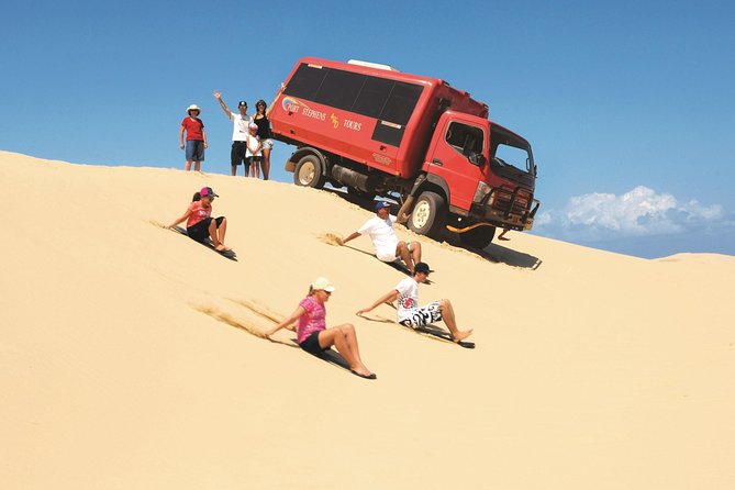 Unlimited Sandboarding Adventure - Reaching the Stockton Beach dunes by 4WD