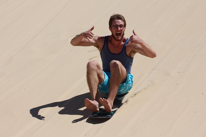 Unlimited Sandboarding Adventure - Choosing your slope on a 40-meter dune