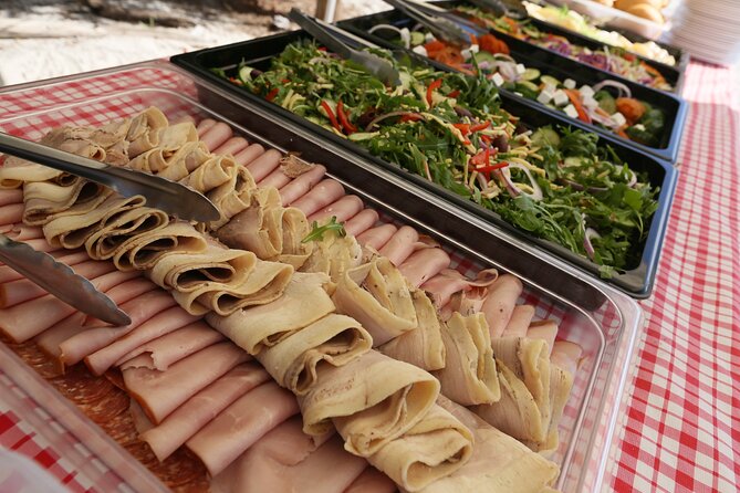 Whitehaven Beach Club Transfers from Airlie Beach - A beach buffet lunch, with mixed expectations